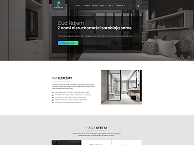 Dashboard analityczny w ciemnej palecie